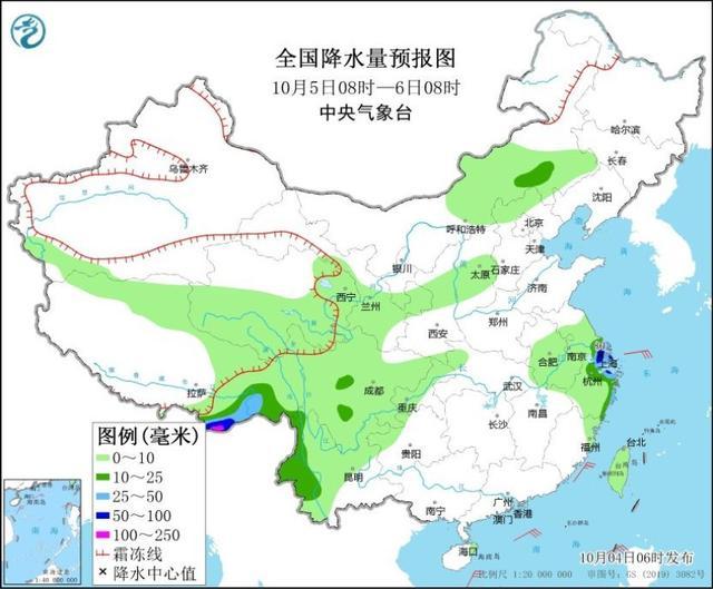 江苏浙江部分地区有大到暴雨