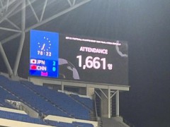 国足对阵日本现场观众仅1661人 上座率惨淡！（图）