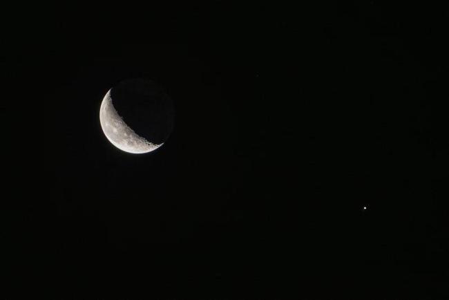 木星伴弦月 “星月童话”即将上演 夜空添诗意